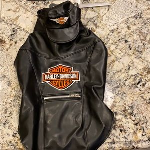 Harley Davidson leather dog costume!